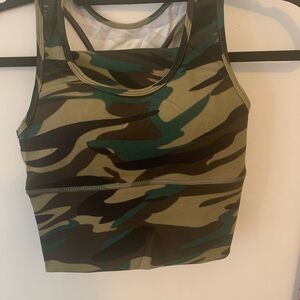 Camouflage Sports Bra and short set